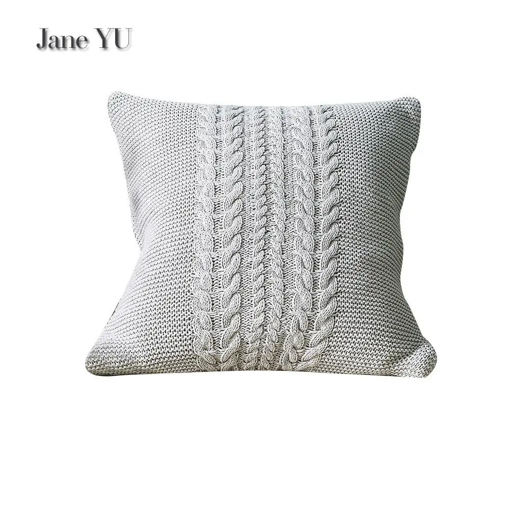 JaneYU Household Nordic Style Solid Color Wool Balls Cushion case Knitted Pillowcase Decorative Pillowcase
JaneYU Household Nordic Style Solid Color Wool Balls Cushion case Knitted Pillowcase Decorative Pillowcase