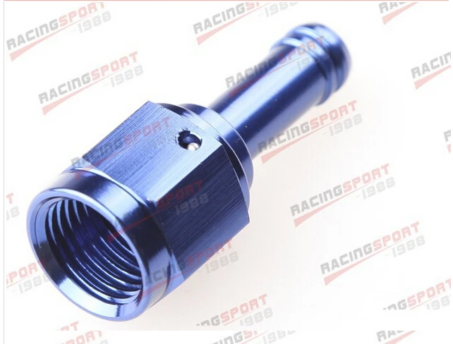 Straight 6AN AN6 AN-6 Female to 5/16" (8mm) Barb hose Adapter Fitting BLUE AD85001
Straight 6AN AN6 AN-6 Female to 5/16" (8mm) Barb hose Adapter Fitting BLUE AD85001