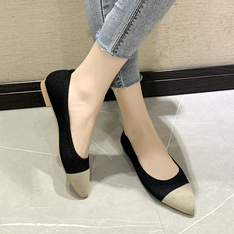 knitted mix color loafers women flat shoes 2019 summer autumn ballet flats fashion breathable soft sole Women Shoes
knitted mix color loafers women flat shoes 2019 summer autumn ballet flats fashion breathable soft sole Women Shoes