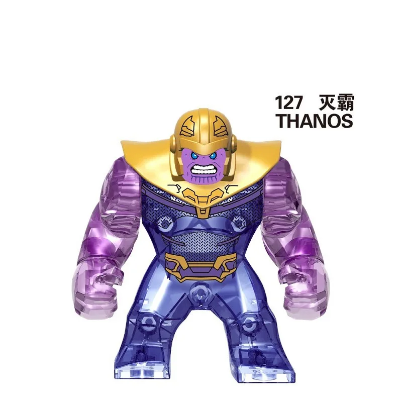 EG127 Single Sale Marvel Super Heroes Avengers Crystal Thanos Venom Carnage Big Size Building Blocks Gifts Toys for Children
EG127 Single Sale Marvel Super Heroes Avengers Crystal Thanos Venom Carnage Big Size Building Blocks Gifts Toys for Children