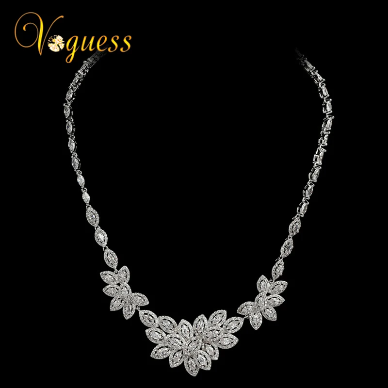 VOGUESS AAA+ Zircon Beads Statement Necklace Women Rhinestone Necklace & Pendants Spring Jewelry Wedding Colar For Gift Party
VOGUESS AAA+ Zircon Beads Statement Necklace Women Rhinestone Necklace & Pendants Spring Jewelry Wedding Colar For Gift Party
