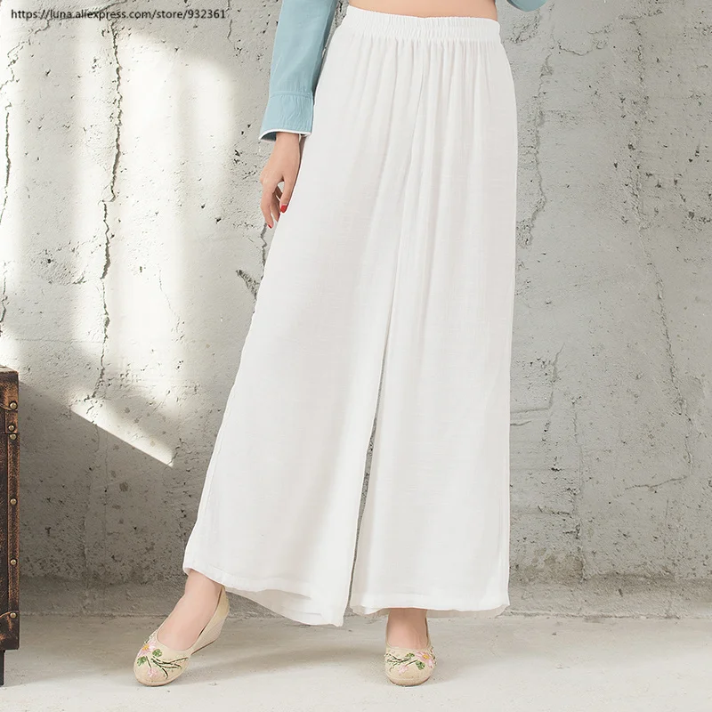 Summer casual Loose Wide Leg Pants women Pure Color Cotton Linen Slack Trousers plus size Ladies Slacks pantalone donna
Summer casual Loose Wide Leg Pants women Pure Color Cotton Linen Slack Trousers plus size Ladies Slacks pantalone donna