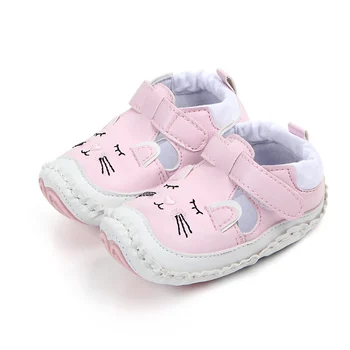 Spring Baby Girls Shoes Toddler Soft Sole Anti-slip Cartoon Cat Pattern Crib Shoes First Walkers Walking Shoes
Spring Baby Girls Shoes Toddler Soft Sole Anti-slip Cartoon Cat Pattern Crib Shoes First Walkers Walking Shoes