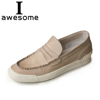 High Quality Retro dirty shoes Men's Casual Shoes Soft Bottom Slip on Flats Men Genuine Leather Shoes Loafers Driving Shoes 0411
High Quality Retro dirty shoes Men's Casual Shoes Soft Bottom Slip on Flats Men Genuine Leather Shoes Loafers Driving Shoes 0411