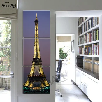 3 Panel Paris Eiffel Tower Painting Decor Picture Set Realist Night Landscape Canvas Prints For Living Room Wall Corner No Frame
3 Panel Paris Eiffel Tower Painting Decor Picture Set Realist Night Landscape Canvas Prints For Living Room Wall Corner No Frame