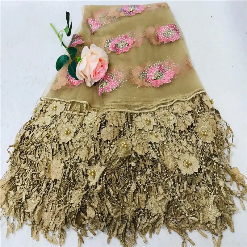 New Design African Lace Fabric 2019 High Quality Lace Nigerian Lace Fabric With Beads Embroidery Tulle French Lace for Women
New Design African Lace Fabric 2019 High Quality Lace Nigerian Lace Fabric With Beads Embroidery Tulle French Lace for Women