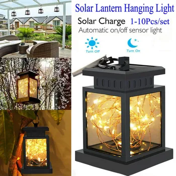 Portable Lantern LED light Outdoor Solar Lantern Hanging Light LED Yard Garden Lamp Decors for Camping Hiking
Portable Lantern LED light Outdoor Solar Lantern Hanging Light LED Yard Garden Lamp Decors for Camping Hiking