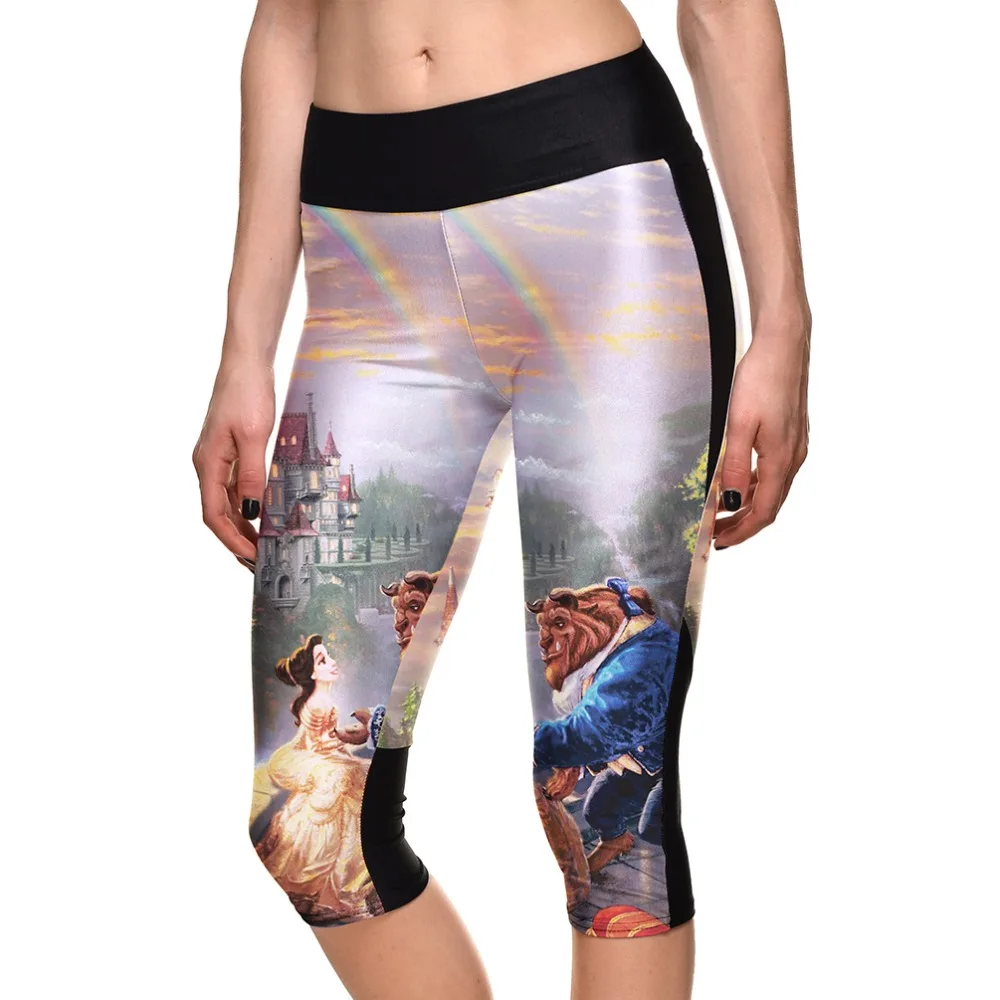 New Style Fashion Beauty And The Beast Workout Sporting Capril Pants Outdoor Sportswear Elastic Force Polyester Legging For Lady
New Style Fashion Beauty And The Beast Workout Sporting Capril Pants Outdoor Sportswear Elastic Force Polyester Legging For Lady