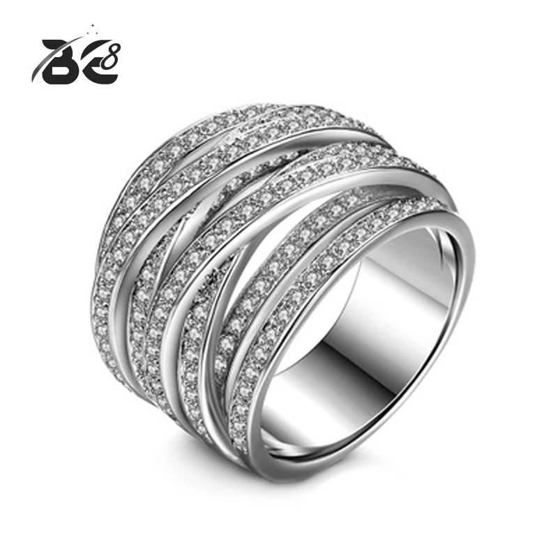Be 8 Top New Fashion AAA Cubic Zircon Crystal Multilayer Vintage Silver Color Cross Double X Ring Women Finger Luxury BijouxR112
Be 8 Top New Fashion AAA Cubic Zircon Crystal Multilayer Vintage Silver Color Cross Double X Ring Women Finger Luxury BijouxR112