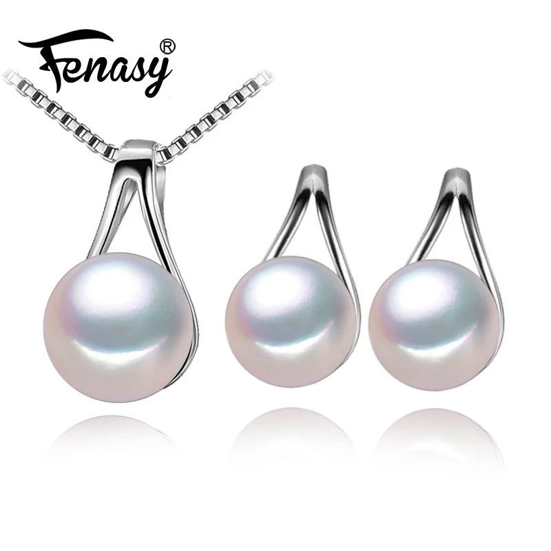 FENASY natural Pearl Jewelry Sets for Women Pearl Necklace stud Earrings trendy 925 sterling silver necklaces & pendants
FENASY natural Pearl Jewelry Sets for Women Pearl Necklace stud Earrings trendy 925 sterling silver necklaces & pendants