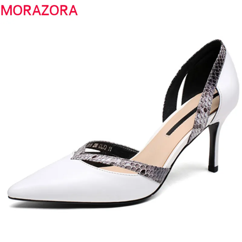 MORAZORA 2019 new arrival pumps women shoes pointed toe summer shoes shallow mixed colors stiletto heels party shoes woman
MORAZORA 2019 new arrival pumps women shoes pointed toe summer shoes shallow mixed colors stiletto heels party shoes woman