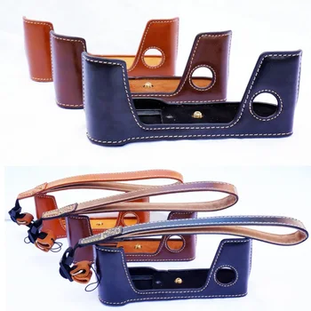 PU Leather Camera Bottom Case Half Body Set Cover For Fujifilm Fuji X-Pro2 XPRO2 XPRO 2 with Hand Strap
PU Leather Camera Bottom Case Half Body Set Cover For Fujifilm Fuji X-Pro2 XPRO2 XPRO 2 with Hand Strap