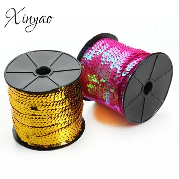 XINYAO 100Yard/lot 6mm Dia Multicolor Sequins Chain Necklace Gold Blue Red Color Bulk Chain For Diy Handmade Making Findings
XINYAO 100Yard/lot 6mm Dia Multicolor Sequins Chain Necklace Gold Blue Red Color Bulk Chain For Diy Handmade Making Findings