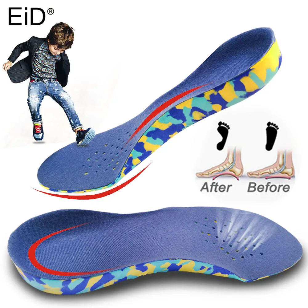 

EiD Kids Children Orthotics Insoles Correction Care Tool for Kid Flat Foot Arch Support Orthopedic Insole Soles Sport Shoes Pads