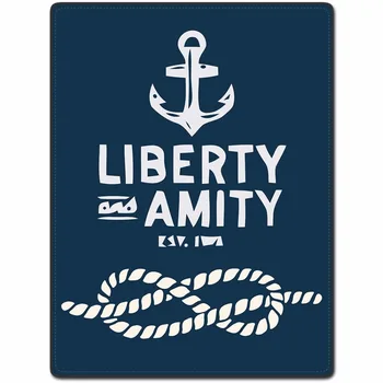 Blanket Comfort Warmth Soft Plush Easy Care Machine Wash The design of the blue rope anchor liberty amity Sofa Bed Throw blanket
Blanket Comfort Warmth Soft Plush Easy Care Machine Wash The design of the blue rope anchor liberty amity Sofa Bed Throw blanket