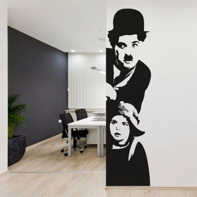 POOMOO Wall Decor CHARLIE CHAPLIN CINEMA Wall Art Sticker Decal DIY Home Decoration Wall Mural Removable Bedroom sticker
POOMOO Wall Decor CHARLIE CHAPLIN CINEMA Wall Art Sticker Decal DIY Home Decoration Wall Mural Removable Bedroom sticker