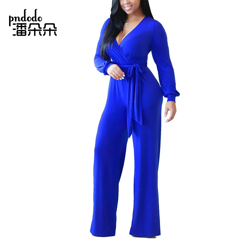 Pndodo 2018 Casual Solid Color Long Sleeve Jumpsuit Outfits Women V Neck Wide Leg Loose Overalls Lady Sexy Party Beach Playsuit
Pndodo 2018 Casual Solid Color Long Sleeve Jumpsuit Outfits Women V Neck Wide Leg Loose Overalls Lady Sexy Party Beach Playsuit