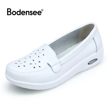 Bodensee Four Seasons Women Pure white and black Platform soft Full sole Nurse shoes woman air cushion shoes genuine shoes
Bodensee Four Seasons Women Pure white and black Platform soft Full sole Nurse shoes woman air cushion shoes genuine shoes