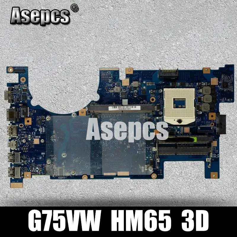 Фото Asepcs G75VW материнская плата для ноутбука For Asus G75V G75VX тест - купить