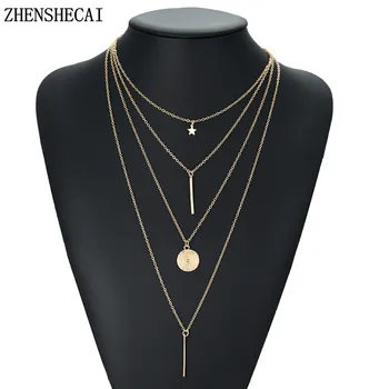 Boho Necklaces for Women Vintage Gold Silver Chain Long Star Statement Necklace Pendant Bohemian Choker Jewelry
Boho Necklaces for Women Vintage Gold Silver Chain Long Star Statement Necklace Pendant Bohemian Choker Jewelry