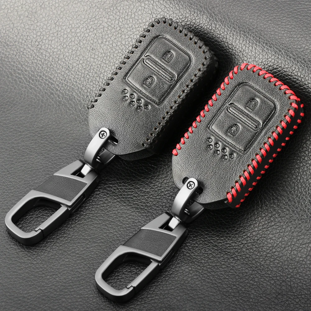 Leather 2 Buttons Remote Car Key Cover Case For Honda Accord EX EXL Civic Crv Crz Hrv Pilot Ridgeline 2016 2017 2018
Leather 2 Buttons Remote Car Key Cover Case For Honda Accord EX EXL Civic Crv Crz Hrv Pilot Ridgeline 2016 2017 2018