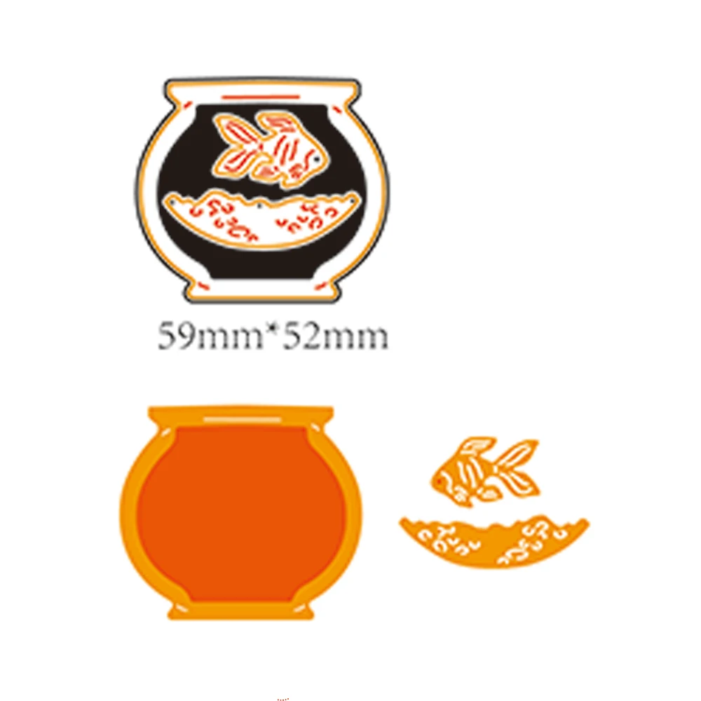 59x52mm Fish Tank Metal Cutting Dies For 3D DIY Scrapbooking Embossing Handcrafts Card Making Cut Dies Stencils DIY Album Book
59x52mm Fish Tank Metal Cutting Dies For 3D DIY Scrapbooking Embossing Handcrafts Card Making Cut Dies Stencils DIY Album Book