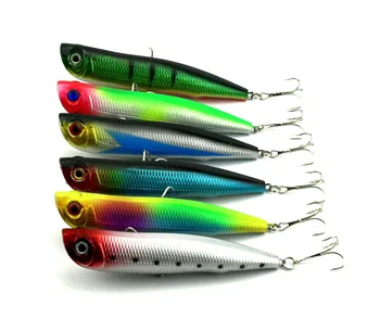 HENGJIA 10.5cm 15.7g Laser Popper Fishing Lure 3D Fish Eye Hard Plastic Reflective Top Water Floating Fake Bait 6 Colors PO024
HENGJIA 10.5cm 15.7g Laser Popper Fishing Lure 3D Fish Eye Hard Plastic Reflective Top Water Floating Fake Bait 6 Colors PO024