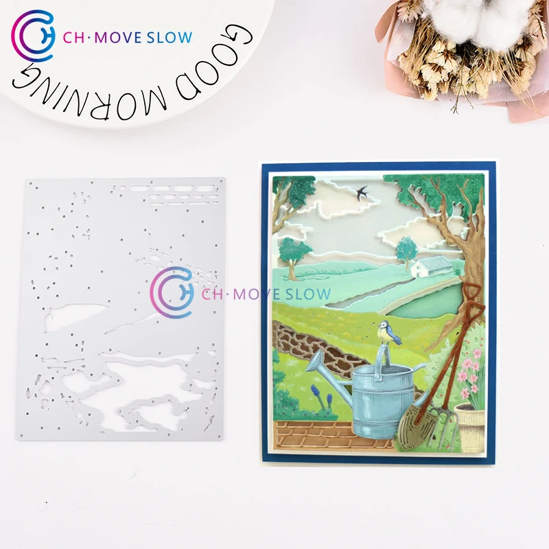 CH Landscape Stencil Metal Cutting Dies For Scrapbooking DIY Cards Album Decoration Embossing Accessories
CH Landscape Stencil Metal Cutting Dies For Scrapbooking DIY Cards Album Decoration Embossing Accessories