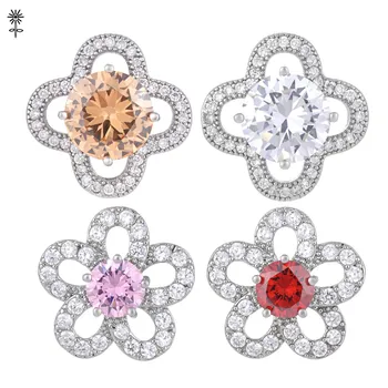 Wholesale 10pcs/lot CZ Stone Clear Pink Button Popper Snap Interchangeable Metal Brass 18mm Ginger Snap Jewelry Charms
Wholesale 10pcs/lot CZ Stone Clear Pink Button Popper Snap Interchangeable Metal Brass 18mm Ginger Snap Jewelry Charms