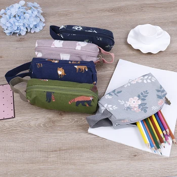 1PC NEW Raccoon Alpaca Fox Canvas Pencil Case Stationery Kids School Pencil Cases Boys Girls Pencil Bag for School Supplies
1PC NEW Raccoon Alpaca Fox Canvas Pencil Case Stationery Kids School Pencil Cases Boys Girls Pencil Bag for School Supplies