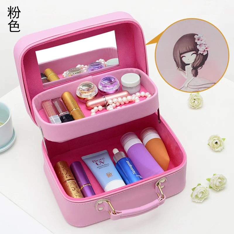 2016 Neceser Zipper Women Makeup bag Cute girl Cosmetic bag with Compartment beauty Case Make Up Organizer Toiletry bag Storage
2016 Neceser Zipper Women Makeup bag Cute girl Cosmetic bag with Compartment beauty Case Make Up Organizer Toiletry bag Storage