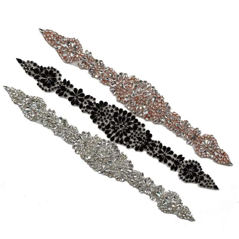Rose Gold Clear Crystal Rhinestone Applique for Wedding Dress Belts Hat Bridal Accessories Iron On Pearls Black 5 Models
Rose Gold Clear Crystal Rhinestone Applique for Wedding Dress Belts Hat Bridal Accessories Iron On Pearls Black 5 Models