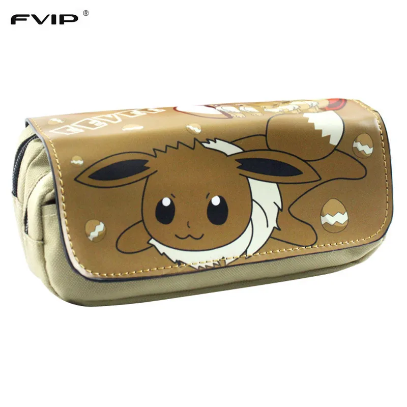 FVIP Free Shipping Pokemon Eevee Pencil Pen Case Game Pokemon Go Cosmetic Makeup Coin Pouch Double Zipper Bag
FVIP Free Shipping Pokemon Eevee Pencil Pen Case Game Pokemon Go Cosmetic Makeup Coin Pouch Double Zipper Bag