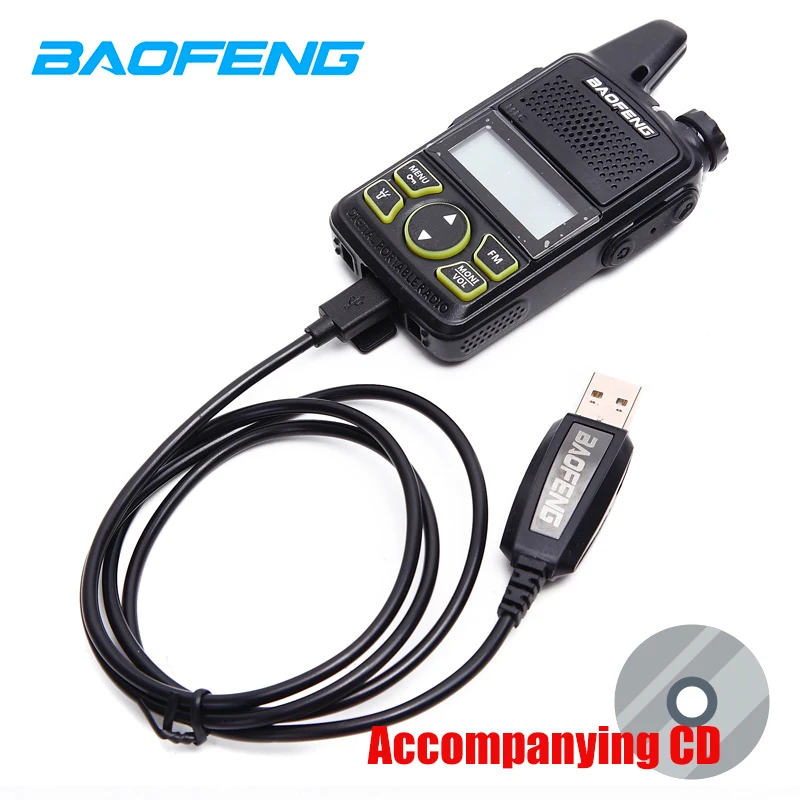 100% Original BAOFENG Bf t1 USB Programming Cable For baofeng BF-T1 bft1 Walkie Talkie Radio With CD software Parts Two Way radi
100% Original BAOFENG Bf t1 USB Programming Cable For baofeng BF-T1 bft1 Walkie Talkie Radio With CD software Parts Two Way radi