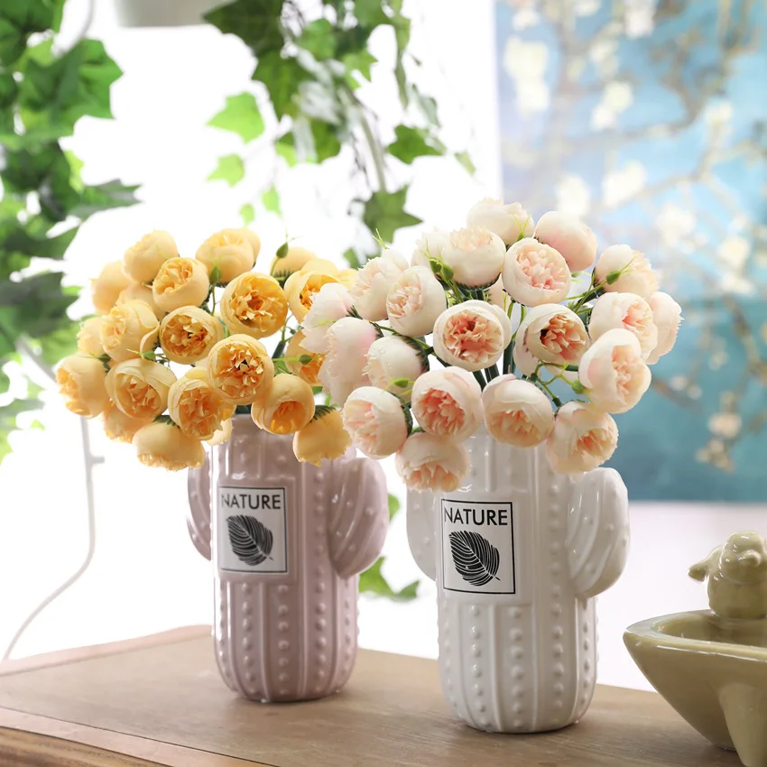 27 Heads Roses Artificial Flowers for Wedding Table Home Decoration Fake Flowers Fall Decorations Silk Rose Flowers Bouquet
27 Heads Roses Artificial Flowers for Wedding Table Home Decoration Fake Flowers Fall Decorations Silk Rose Flowers Bouquet