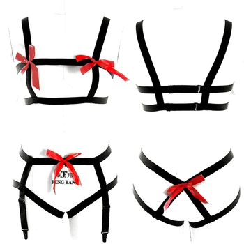 Body Harness Women Set Belt Garter Black Sexy Suit Bondage Bra for Women Elastic Goth Festival Rave Halloween Dance Cosplay Wear
Body Harness Women Set Belt Garter Black Sexy Suit Bondage Bra for Women Elastic Goth Festival Rave Halloween Dance Cosplay Wear