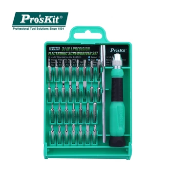 Pro'skit SD-9802 Multifunction 31 IN 1 Precision Electronic Screwdriver Set Appliances Electronics Repair Set DIY Hand Tools
Pro'skit SD-9802 Multifunction 31 IN 1 Precision Electronic Screwdriver Set Appliances Electronics Repair Set DIY Hand Tools