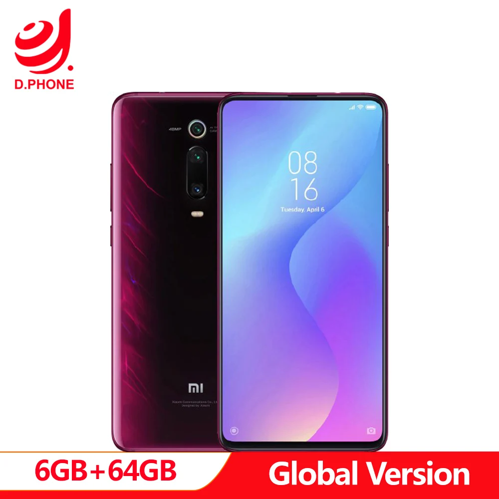 

Global Version (Redmi K20) Xiaomi Mi 9T 9 T 6GB 64GB Snapdragon 730 Octa Core 6.39'' AMOLED 48MP Cameras 4000mAh NFC Smartphone