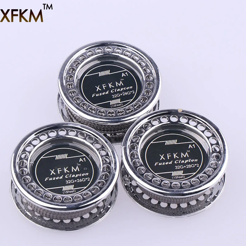 NEW XFKM Hot Heating Wire Fused Clapton Wire Professional Resistance Wire for RDA RBA Atomizer Vaporizer Pen Coil Tool A1
NEW XFKM Hot Heating Wire Fused Clapton Wire Professional Resistance Wire for RDA RBA Atomizer Vaporizer Pen Coil Tool A1