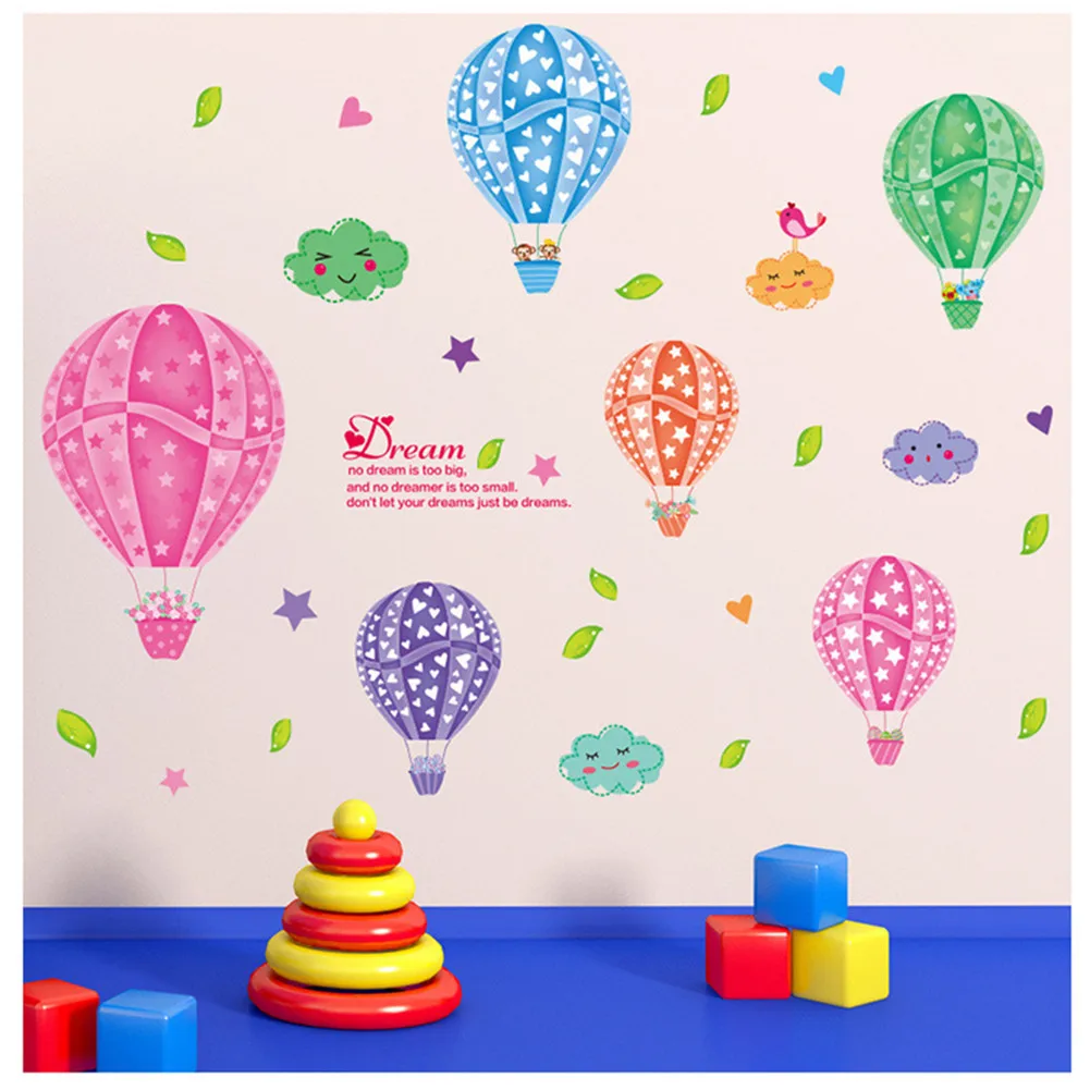 Colorful Hot Air Balloons Cloud Wall Stickers Cartoon Children's Room Kindergarten Baby Wall Background Wall Stickers
Colorful Hot Air Balloons Cloud Wall Stickers Cartoon Children's Room Kindergarten Baby Wall Background Wall Stickers