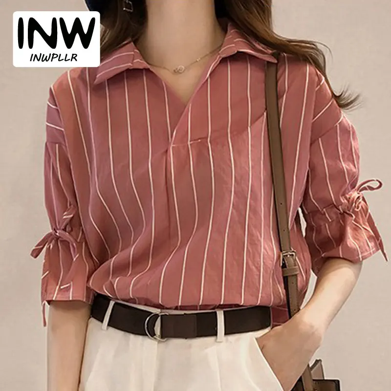 2018 New Women Blouses Summer Ladies Fashion Striped Tops OL Office Shirts Plus Size M-4XL Blouses Casual Chiffon Blusas Mujer
2018 New Women Blouses Summer Ladies Fashion Striped Tops OL Office Shirts Plus Size M-4XL Blouses Casual Chiffon Blusas Mujer
