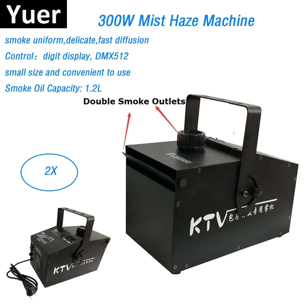 Double Smoke Outlets High Power 300W Stage Mist Haze Machine LED Smoke Machine DMX512 Control Stage Lighting Effect Haze Machine
Double Smoke Outlets High Power 300W Stage Mist Haze Machine LED Smoke Machine DMX512 Control Stage Lighting Effect Haze Machine