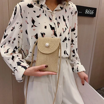 Women Woven Pearl Bag Flap Clutch Girls Shoulder Messenger Mini Phone Bags for Women 2019
Women Woven Pearl Bag Flap Clutch Girls Shoulder Messenger Mini Phone Bags for Women 2019