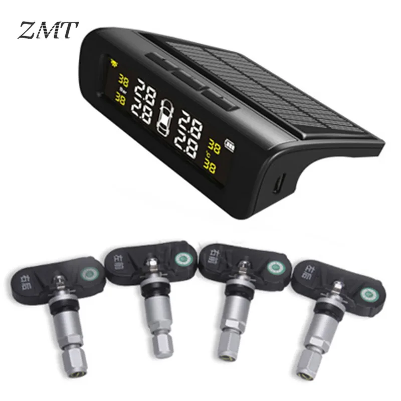 New Tyre Pressure Detector Solar USB Charging Car Vehicle Pressure Monitoring Alarm System Wireless Tire Temperature Monitor D68
New Tyre Pressure Detector Solar USB Charging Car Vehicle Pressure Monitoring Alarm System Wireless Tire Temperature Monitor D68