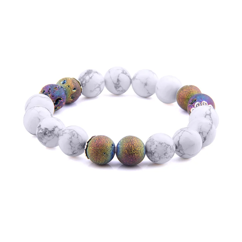 2019 New Druzy Agat Beads Bracelets & Bangles White Turquoised Elastic Couple Friendship Bracelets Pulseras Bileklik
2019 New Druzy Agat Beads Bracelets & Bangles White Turquoised Elastic Couple Friendship Bracelets Pulseras Bileklik