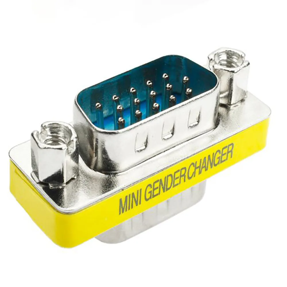 CARPRIE 15 Pin VGA SVGA HD15 Gender Changer Coupler Adapter Converter Male to Male Drop shipping
CARPRIE 15 Pin VGA SVGA HD15 Gender Changer Coupler Adapter Converter Male to Male Drop shipping
