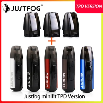 Vape Pod Kit Justfog minifit Kit 370mAh TPD Version Vape Starter Kit & 1.6ohm POD vape accessories vs JUSTfog q16/ karat kit
Vape Pod Kit Justfog minifit Kit 370mAh TPD Version Vape Starter Kit & 1.6ohm POD vape accessories vs JUSTfog q16/ karat kit