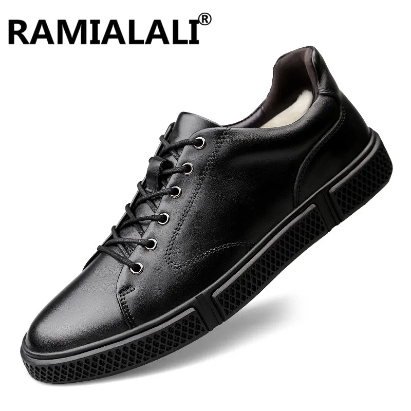 Ramialali Genuine Leather Men Shoes Winter Warm Waterproof Shoes Men Casual Sneakers Fashion Autumn/Winter Men Shoes with Fur
Ramialali Genuine Leather Men Shoes Winter Warm Waterproof Shoes Men Casual Sneakers Fashion Autumn/Winter Men Shoes with Fur