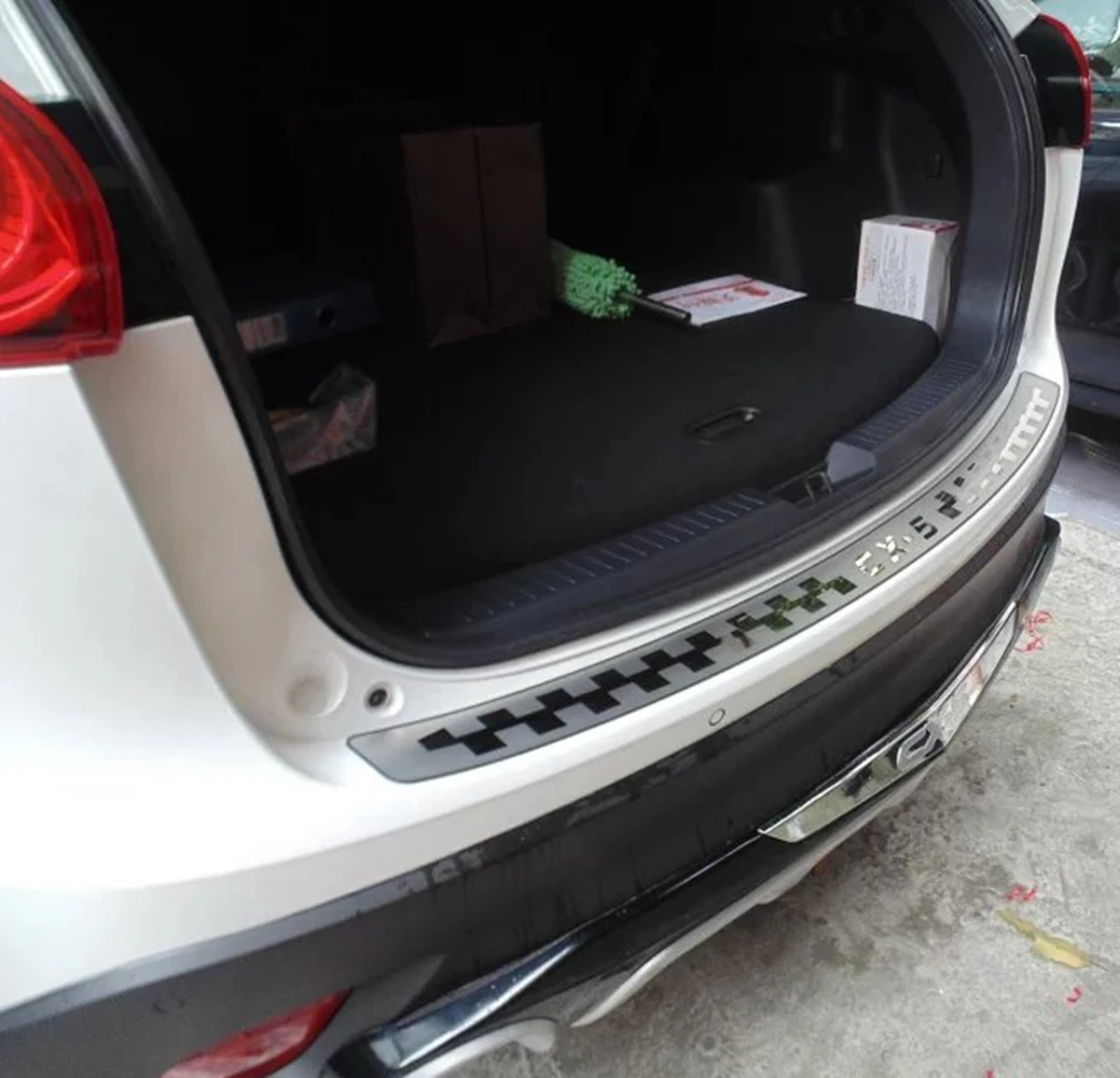 1pcs/set Car Styling Rear Guard Bumper Trunk Protector Trim Cover Strip Black Label For Mazda cx5 cx-5 2015
1pcs/set Car Styling Rear Guard Bumper Trunk Protector Trim Cover Strip Black Label For Mazda cx5 cx-5 2015
