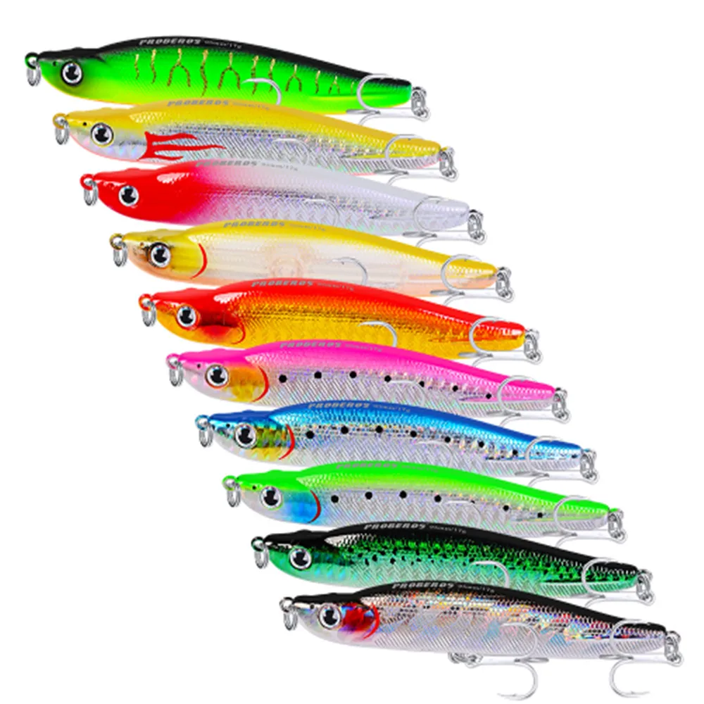 1Pcs 10cm 16.5g Pencil Hard Fishing Lures Artificial Wobbler Bass Pike Plastic Hard Bait CrankBait Japan Fish Pesca Tackle
1Pcs 10cm 16.5g Pencil Hard Fishing Lures Artificial Wobbler Bass Pike Plastic Hard Bait CrankBait Japan Fish Pesca Tackle
